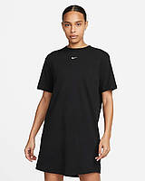 Urbanshop com ua ЖІНОЧЕ ПЛАТТЯ NIKE W NSW ESSNTL SS DRESS TSHRT (DV7882-010) РОЗМІРИ ЗАПИТУЙТЕ