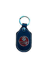 Брелок автомобільний для ключів Suzuki Сузукі шкіряний чорний