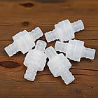 Повітряний зворотний клапан для компресора під шланг 14 мм, прозорий, пружинний тип, фото 2