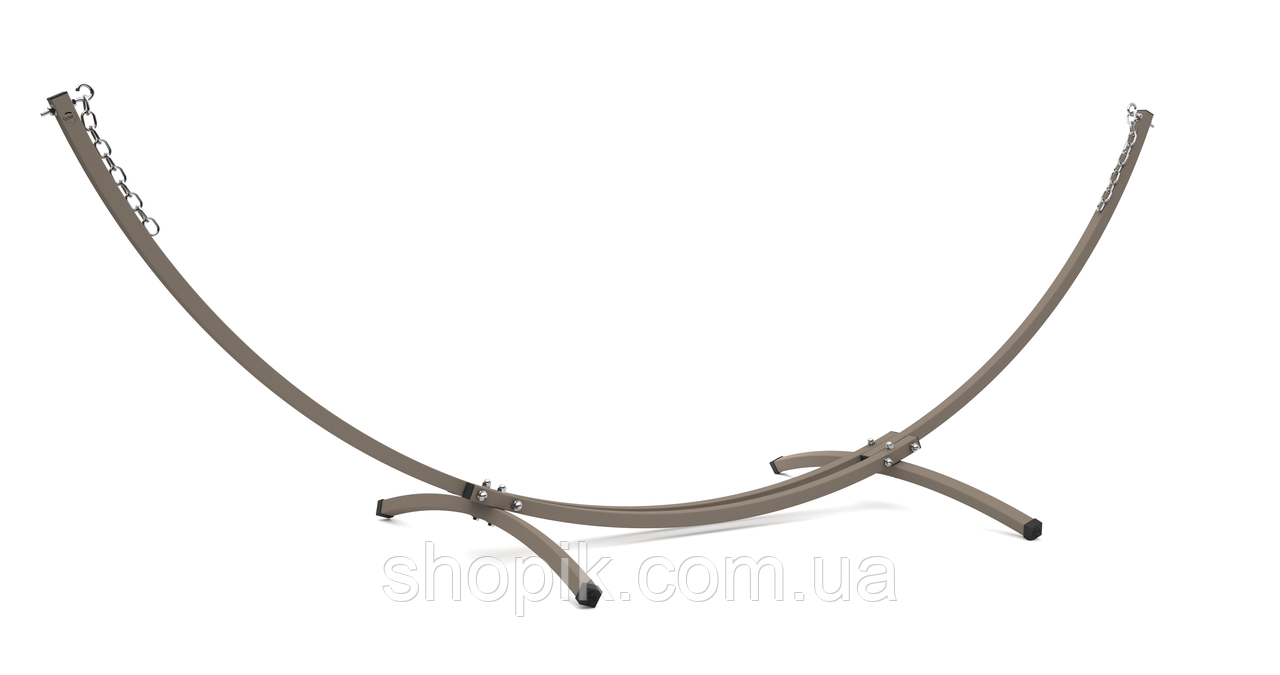 Сталевий каркас для садового двомісного гамака WCG металева розбірна стійка під гамак Тауп, фото 1