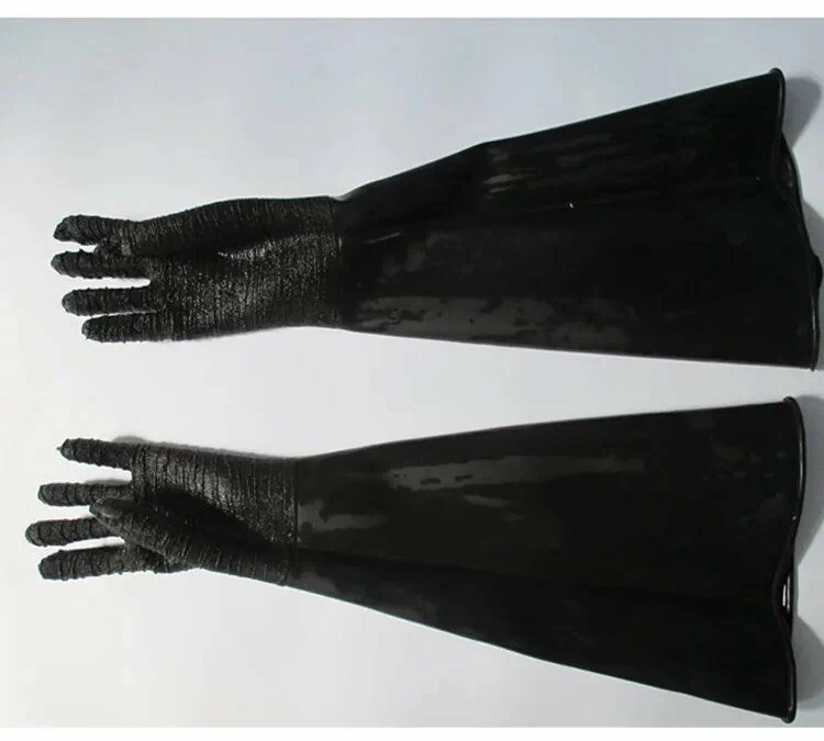 Рукавички для піскоструму MA870S (піщане покриття), 70 см х 30 см, фото 1