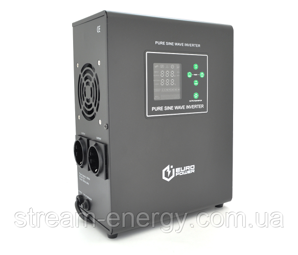 ДБЖ з правильною синусоїдою Europower EPWM-MPS-1000/12 (700 Вт) 5/10/15/20А, фото 1