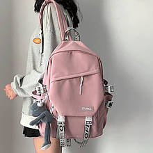 Жіночий повсякденний рюкзак, шкільний рюкзак 1335 Pink