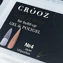 Верхні форми для нарощування Crooz Stylet № 04 (Стилет)