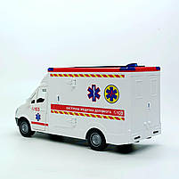 Машинка швидка допомога TK Group 97569 — звук, світло, укр. мова, 26.5 см, фото 9