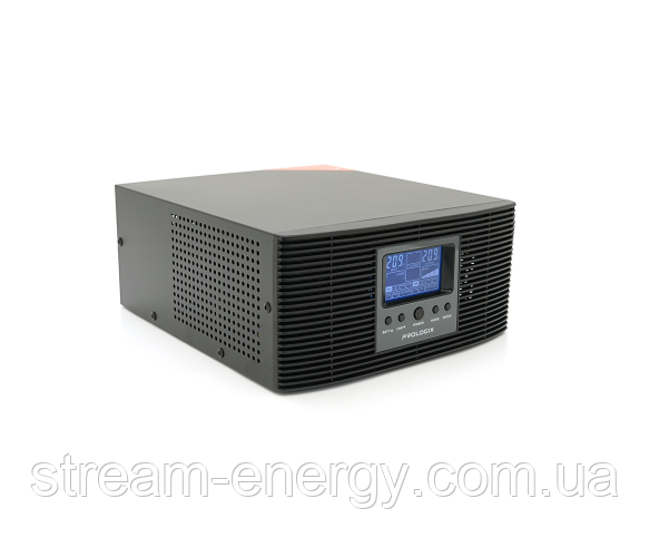ДБЖ Prologix ВА1200-12 (1000Вт), під зовнішній АКБ 12V(LiFePo4/GEL/AGM), струм заряду 10/20A, фото 1