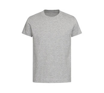 Чоловіча бавовняна футболка Сірого кольору Україна 50