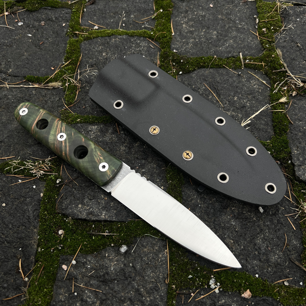 Ніж ручної роботи "Єгер" сталь нержавіюча N690