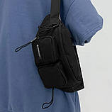 Сумка чоловіча на пояс чорна (20263186), фото 3