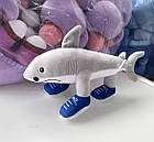 М'яка іграшка Акула в чоботях Тралалеро Тралала 24см італійський мем, тренд для дітей, фото 3