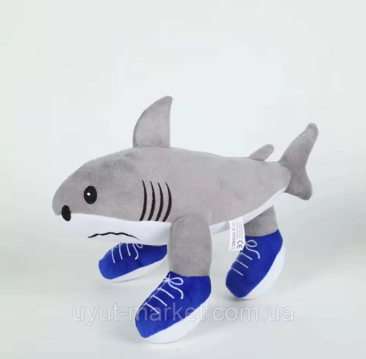 М'яка іграшка Акула в чоботях Тралалеро Тралала 24см італійський мем, тренд для дітей, фото 1