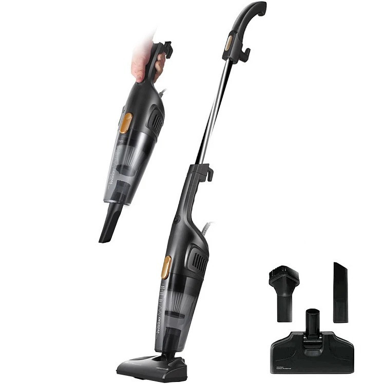 Пилосос Deerma Corded Hand Stick Vacuum Cleaner (DX115C) ( Чорний ) DS, фото 1