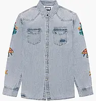 Urbanshop com ua Джинсовка чоловіча Billionaire Boys Club Hillside Long Sleeve Shirt Light Blue 8111600INF