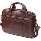 Портфель для чоловіків із натуральної шкіри Vintage 23040 Коричневий, фото 2