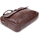 Портфель для чоловіків із натуральної шкіри Vintage 23040 Коричневий, фото 5