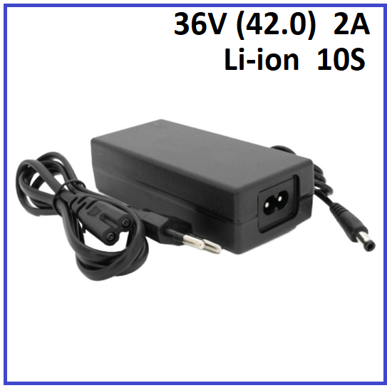 Зарядний пристрій Voltronic для Li-ion 36V (42.0) 10S до 2A штекер 5.5х2.5, фото 1