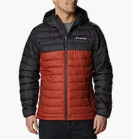 Urbanshop com ua Пуховик чоловічий Columbia Powder Lite Hooded Jacket Black/Orange 1693931850 РОЗМІРИ