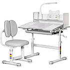 Комплект меблів Evo-Kids (стіл+стілець+полиця+лампа) BD-24 Grey (арт. BD-24 G)