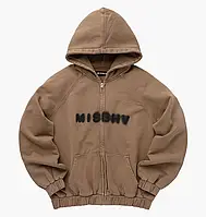 Urbanshop com ua Толстовка чоловіча Misbhv Community Zipped Hoodie Brown 230M224 РОЗМІРИ ЗАПИТУЙТЕ