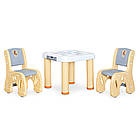 Дитячий комплект із двома стільцями Mealux Pluto (арт. KD-F061 Yellow)