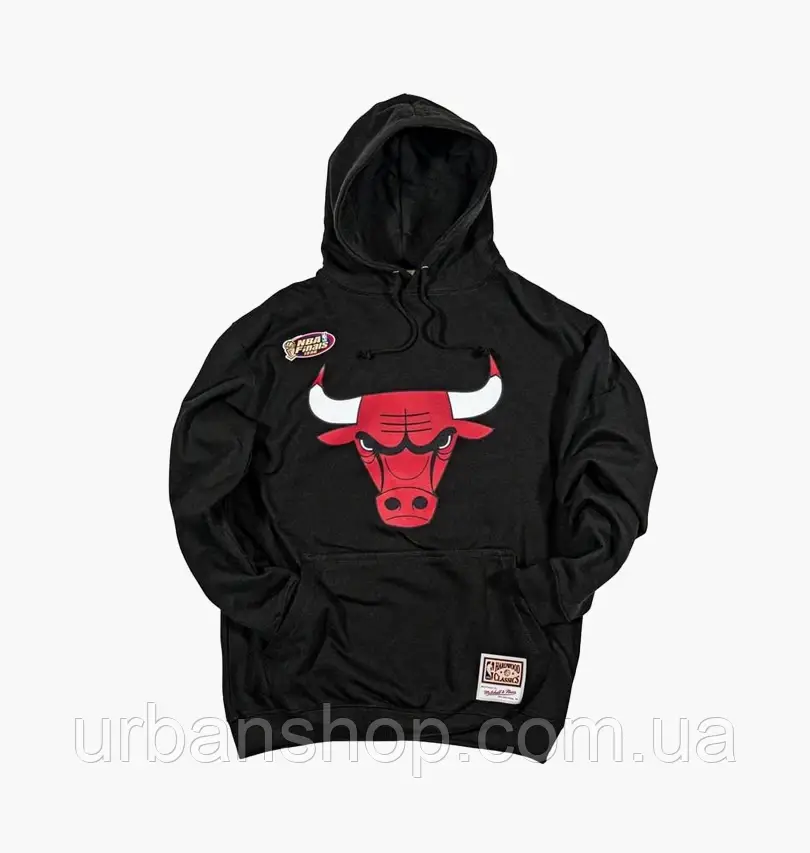 Urbanshop com ua Худі чоловіче Mitchell & Ness Nba Team Logo Hoody Chicago Bulls Black HDSSINTL1050-CBUBLCK