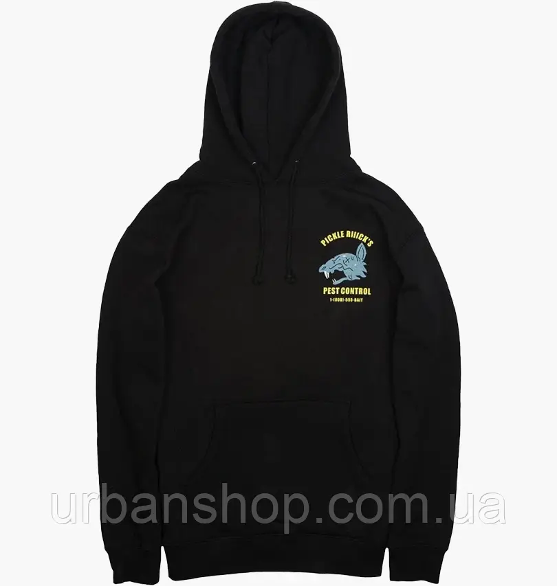 Urbanshop com ua Худі чоловіче BAIT X Rick And Morty Pickle Rick Hoody Black PICKRICKHDYBK РОЗМІРИ ЗАПИТУЙТЕ