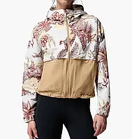 Urbanshop com ua Вітровка жіноча Columbia Spire Valley™ Printed Windbreaker White/Beige 2116491CLB-125 РОЗМІРИ