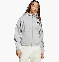 Urbanshop com ua Толстовка жіноча Adidas Z.N.E. Full-Zip Hoodie Grey JD9593 РОЗМІРИ ЗАПИТУЙТЕ