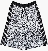 Urbanshop com ua Шорти жіночі Adidas Inked Culotte Pants White/Black AZ6306 РОЗМІРИ ЗАПИТУЙТЕ