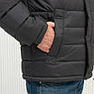 Чоловічі куртки осінні від виробника 50-64 графіт, фото 6