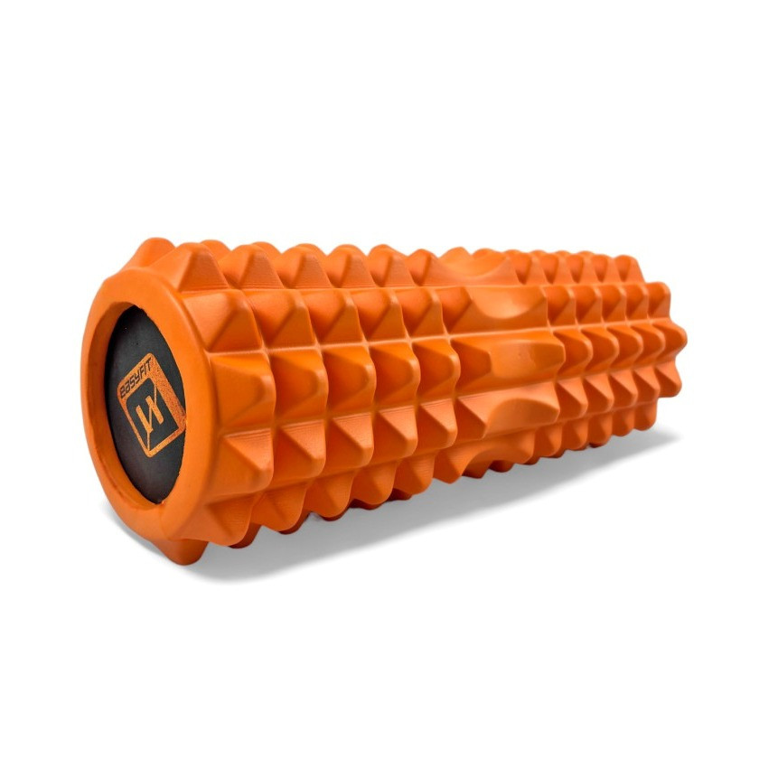 Масажний ролик EasyFit EF-2052-OR, EVA-піна, помаранчевий, 33×13 см - для йоги, фітнесу, реабілітації, фото 1