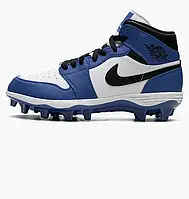 Urbanshop com ua Бутси чоловічі Air Jordan Jordan 1 Mid Td White/Blue FJ6805-104 РОЗМІРИ ЗАПИТУЙТЕ