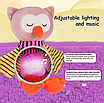 Дитячий нічник м’яка іграшка сова світильник для дитини настільна лампа для сну 4 режими музика звук таймер, фото 6