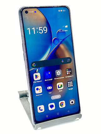 Смартфон Oppo A74 4/128 GB, синій, стан задовільний, б/в, фото 1