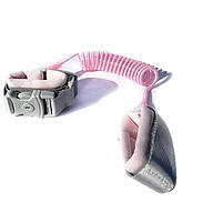 Батьківський браслет рожевий довжина 1.5м замок на ключику в кор 13*5*22см (Z 999-603), фото 2