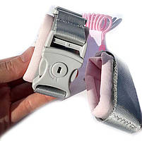 Батьківський браслет рожевий довжина 1.5м замок на ключику в кор 13*5*22см (Z 999-603), фото 3