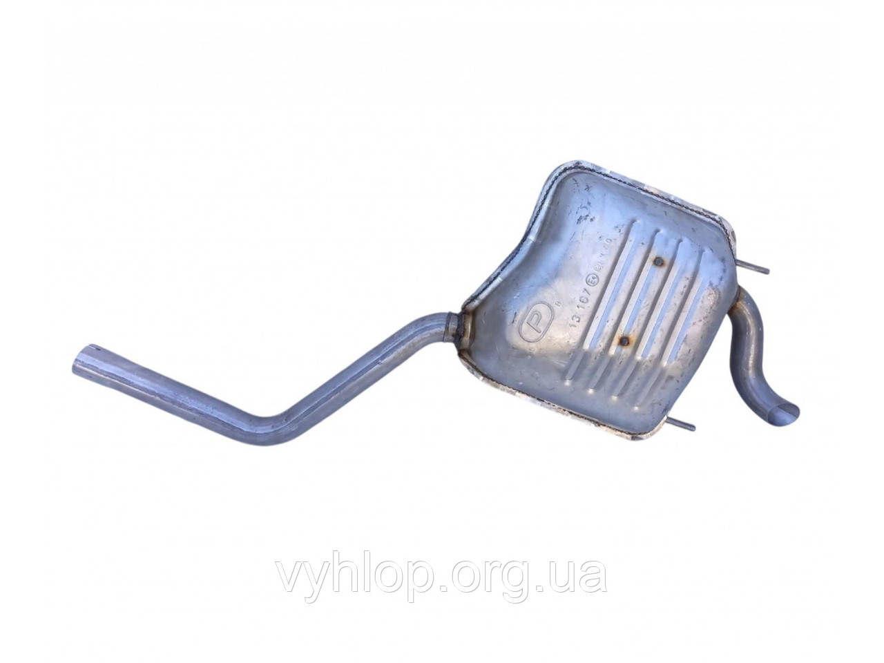 Глушник Мерседес С180, С200 (Mercedes C180 , C200) 1.8 / 2.0 D 93-96 (13.167) Polmostrow алюминизированный