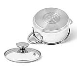 Каструля з кришкою 0.9 L Bambino Fissman 5273, фото 3