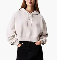Urbanshop com ua Худі жіноче Calvin Klein Woven Label White J20J224746 РОЗМІРИ ЗАПИТУЙТЕ