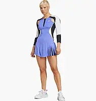 Urbanshop com ua Плаття жіноче Adidas Tennis Pro Aeroready Long Sleeve Premium Dress Blue IW3634 РОЗМІРИ