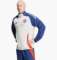 Urbanshop com ua Олімпійка чоловіча Adidas Olympique Lyonnais Tiro 24 Presentation Beige/Blue IT5157 РОЗМІРИ