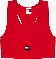 Urbanshop com ua Топ жіночий Tommy Jeans Tjcw Ess Rib Jersy Bra Top Deep Crimson Red DW0DW16287XNL РОЗМІРИ