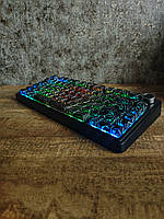 Клавіатура AULA F75, RGB підсвічування, ігрова, 3 режими підключення, Hot Swap, механічна, Black