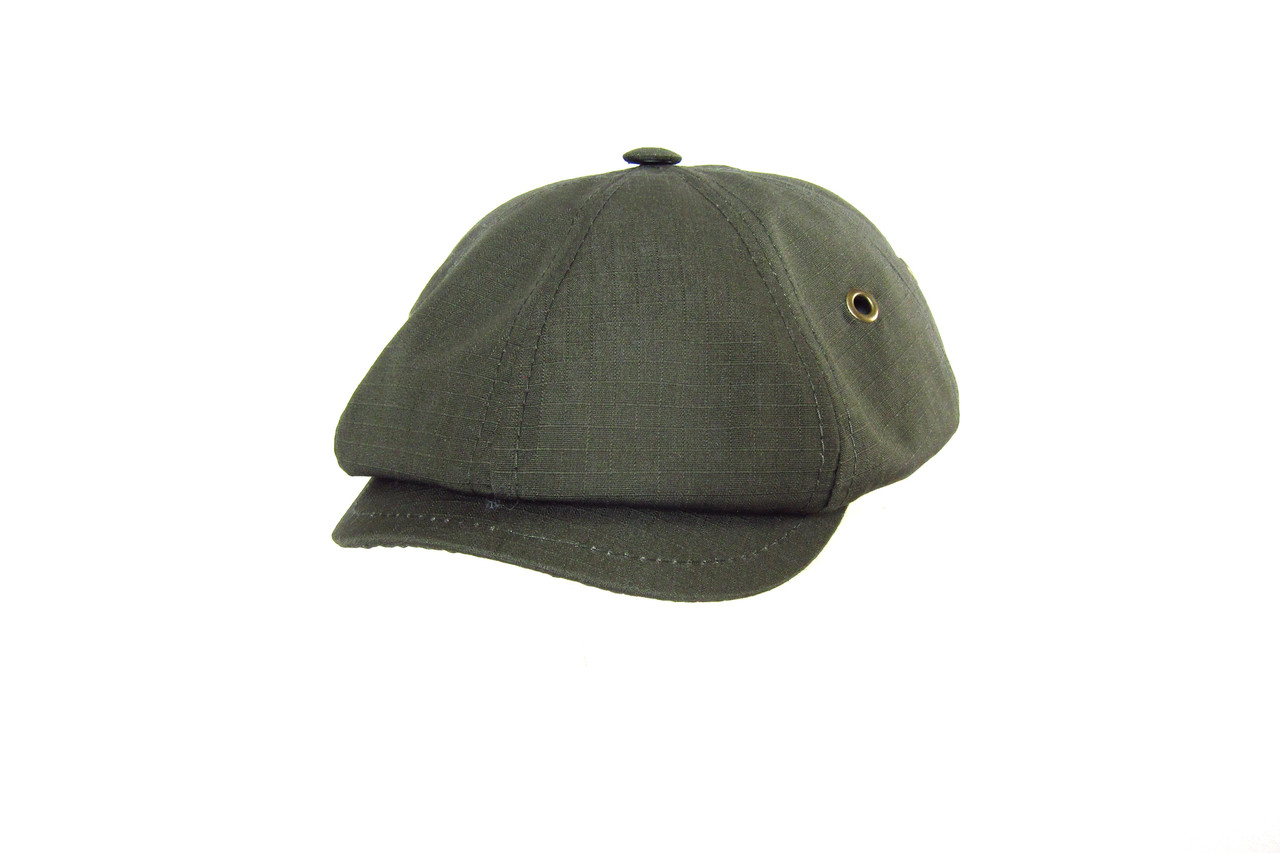 Кепка чоловіча восьмиклінка хуліганка літня хакі, олива ріп-стоп  DAVANI 00649