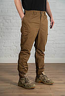 Тактичні чоловічі штани літні ріп-стоп койот брюки військові пісочні