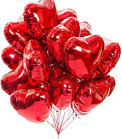 Набір фольгованих кульок LOVE 10 шт. для декору весілля, свята, дня народження, зізнання