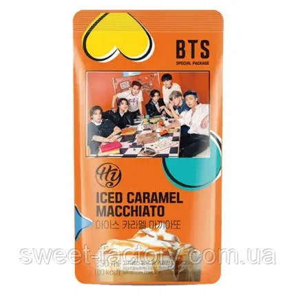 Кавовий напій HY BTS Iced Caramel Macchiato Coffee 230ml, фото 1