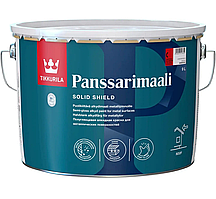 Алкідна фарба емаль для металевих дахів та оцинковки Tikkurila Panssarimaali база С 9 л