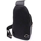 Чоловіча сумка через плече з натуральної шкіри Vintage 23018 Чорний, фото 2