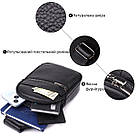 Чоловіча сумка через плече з натуральної шкіри Vintage 23018 Чорний, фото 4